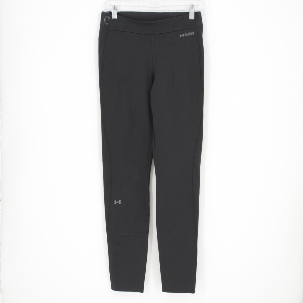Under Armour Women's Black ColdGear Base 4.0 Thermal Leggings Size Small‎